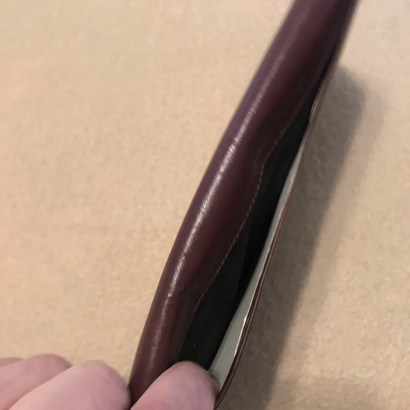 Mayfair wallet, soft craft leather , wine color - Picture 4 of 7